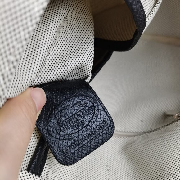 🌈 💖 Longchamp Essential Toile Large Canvas Tote Laptop Bag - Picture 10 of 12